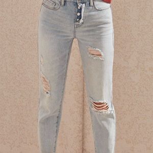 High waisted mom jeans!